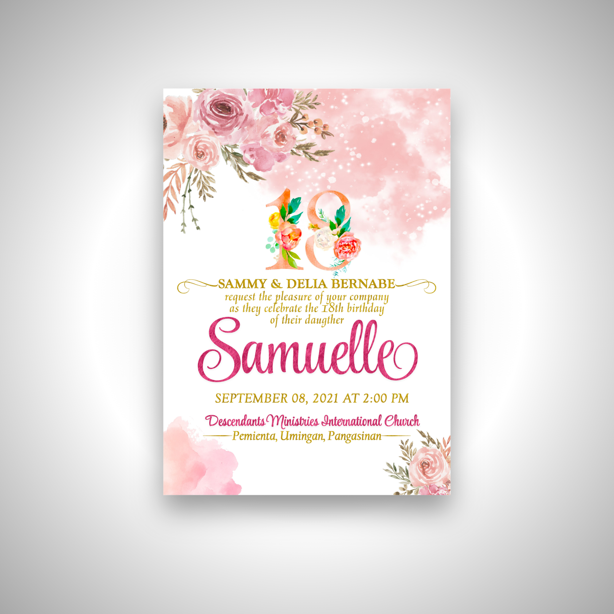 Samuelle's 18th Birthday